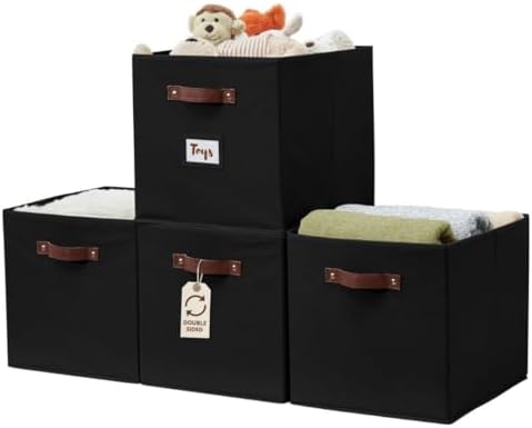 DECOMOMO Storage Bins, Storage Baskets for Shelves