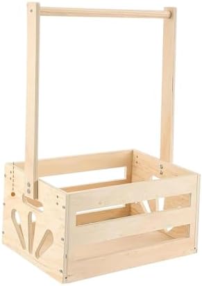 Pet Clothes Rack & Wardrobe Organizer, Solid Wood Display Stand for Dog & Cat Clothing (13.4x9.1x18.9 in)