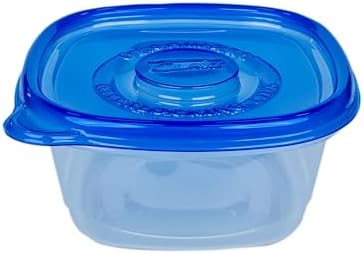 Glad GladWare Tall Entree Containers, Large Square, 42 Oz, 3 Count | Lock-tight seal for meal prep and lunches in a tall square format; microwave and dishwasher safe