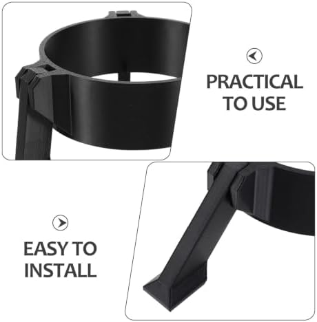 FRCOLOR Bow and Arrow Holder Stand Portable Arrow Tube Storage Tube | Black Pet Build, Indoor Archery Club Range and Target Shooting Use, Lightweight Portability with Tool-free Assembly