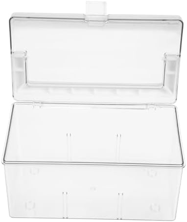 Portable Plastic First Aid Box with Handle PET Organizer