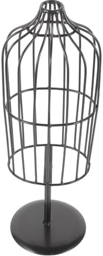Uonlytech Portable Lightweight Iron Pet Clothes Hanger with Unique Design for Indoor and Outdoor Use, for Displaying Cat and Puppy Dresses in Black Color