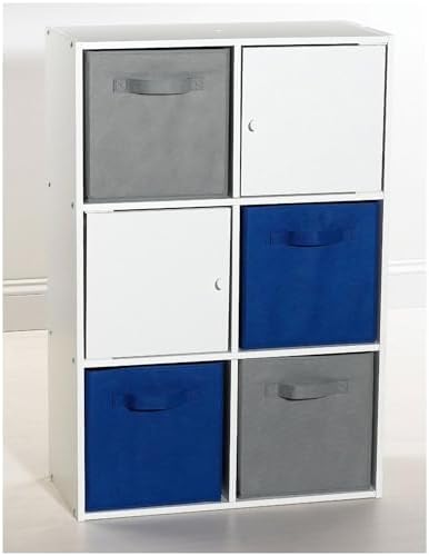 ClosetMaid 18657 Cubeicals Fabric Drawer, Gray, 2-Pack