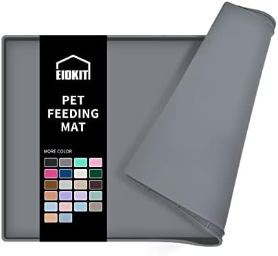 Silicone Dog Food Mat Waterproof Pet Feeding Tray for Small Medium Dogs