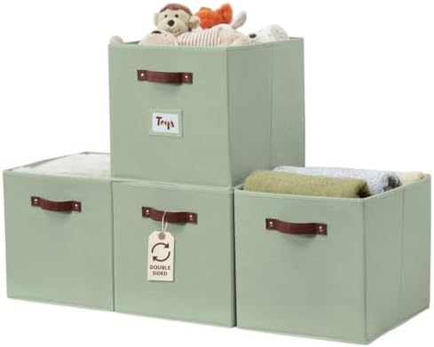 DECOMOMO Storage Bins, Storage Baskets for Shelves