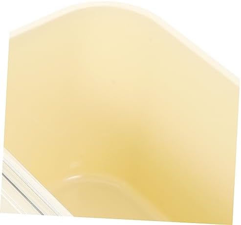 ARTIBETTER Transparent Book Organizer Storage Box Clear Pet Container for Use for Books Dvds and