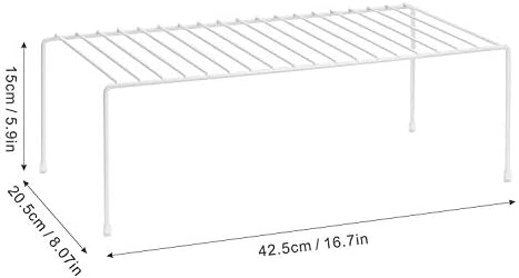 Kitchen Cupboard Organiser [2 Pack], Kitchen Cupboard Storage Shelf Rack