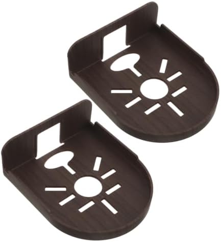 2pcs Plastic Indoor Camera Wall Mount Bracket for Pet Recording and Home, Space-Saving Adhesive Shelf Holder, Portable Bracket for Office and Home Use