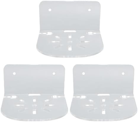 Wall Mount Camera Shelf, Transparent Floating Shelf with Acrylic for Security Cameras, Key Holders, and Baby Monitors, Ideal for Living Rooms, Bedrooms, and RVs
