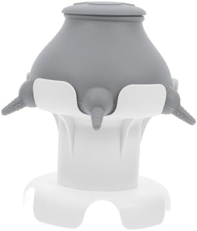 MERRYHAPY Puppy Feeding Station with Multiple Nipples Safe Nursing Device for Newborns Includes Stand for Convenient Feeding of Kittens and Puppies and Feeder Bowl