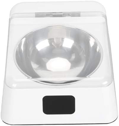 Zopsc Automatic Cat Feeder with Infrared Sensor, Removable Bowl, Battery Powered Intelligent Opening Lid Dog Feeder for Indoor Pets