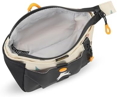 OllyDog Backcountry Day Bag | Dog Training Treat Pouch | Eco-Friendly Recycled Fabric Fanny Pack with Zipper Closure, Built-in Poop Bag Dispenser & Adjustable Waist Belt (Terrazzo)