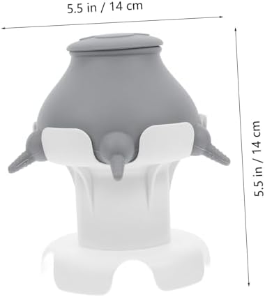 MERRYHAPY Puppy Feeding Station with Multiple Nipples Safe Nursing Device for Newborns Includes Stand for Convenient Feeding of Kittens and Puppies and Feeder Bowl