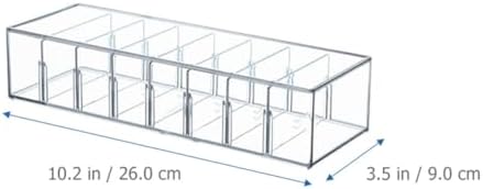 Cord Organizer Case with 8 Slots for Cable Storage and Charger Organization, Pet Material with Cover, Cord Hider Box for Neat and Tidy Cable Management