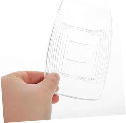 NUOBESTY Self Draining Soap Dish with Pet Material Portable Soap Holder for Bathroom Kitchen Shower Efficient Drainage Stylish Storage Rack for Home Use