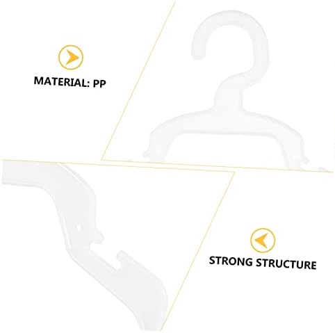 10pcs Pet Clothes Hangers Pp Holders for Dog Apparel for Shop Use Organize and Dry Efficiently