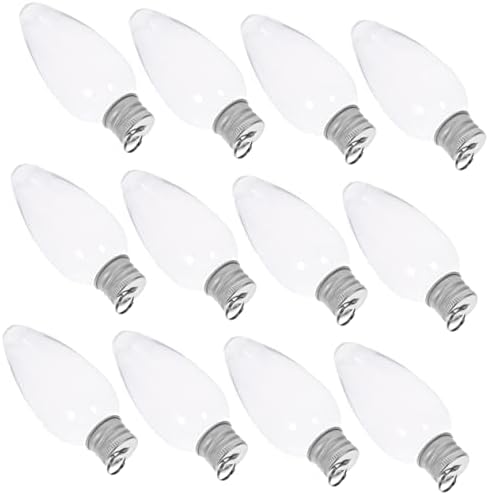 20pcs Bulb Shape Candy Containers Durable Pet Bottles for Christmas Decorations Wedding Favors Party Supplies Candy Storage for Holidays