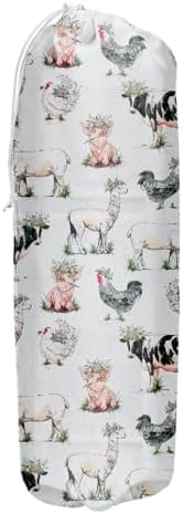 Animal Plastic Grocery Bag for Women Holder Plastic Bag Storage Organizer | Plastic Bag Holders for Grocery Bags, Farmhouse Home Kitchen Decor, Gifts for Women Mom Grandma