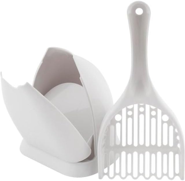 Petmate Scoop N' Hide Cat Litter Scoop, White