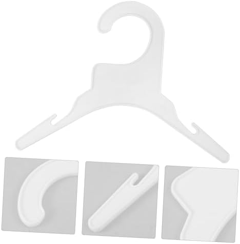 Yardwe 10Pcs Pet Clothes Hanger Durable Pet Coat Rack for Dogs Cats for Home Pet Shop Use Lightweight Portable Design for Indoor Outdoor Storage