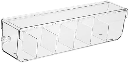 Bra Organizer Underwear Storage Box Drawer Organizer Storage Case with Lid PET Material Pull Out Divider Transparent Panel Suitable for