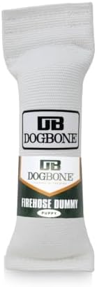 DogBone Firehose Dog Bumper for Hunting & Sporting Dog Training - Perfect Floating Dummy for Water Retrieving & Fetch - Ideal Canvas Alternative for Puppies or Adult Retrievers & Includes Throw Loop