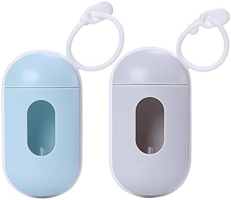 Portable Bin Liners Dispenser Poop Bags Trash Bags Storage Box Pet Waste Diaper Bags Dispenser Outdoor Cleaning Supplies Random Color 2 Pack