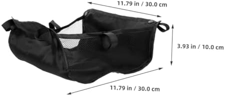 Totority 2pcs Stroller Organizer Mesh Basket Underseat Storage for Gear Shopping Bags and Toys Durable Hanging Storage Hamper for Umbrella and Pet Strollers