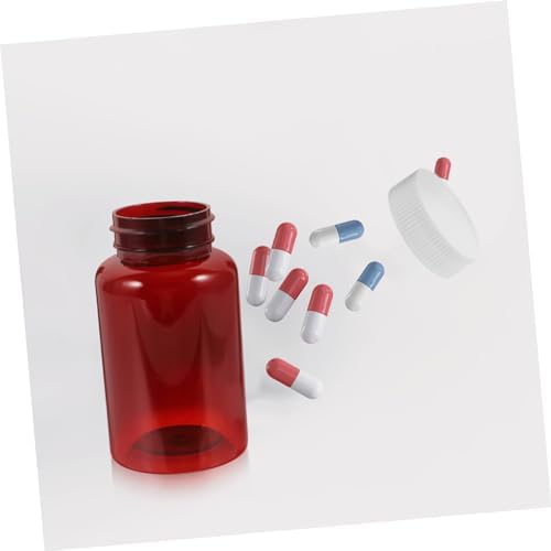 16pcs Medicine Containers Sealing Caps for Easy Access and Storage of Pills Liquid Samples and Medicines and Light-Blocking Design