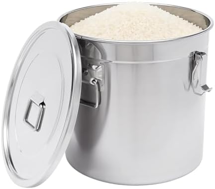 304 Stainless Steel Airtight Canister w/Lid(33L/8.71Gal)