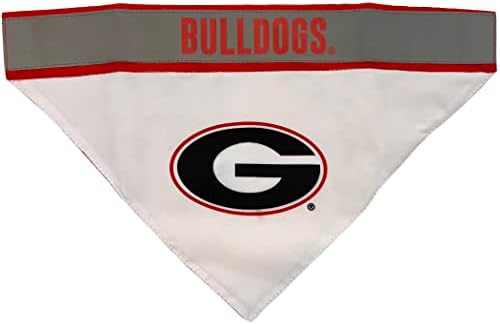 Pets First NCAA Goergia Bulldogs TIE Bandana, Large/X-Large. Dog Football Reflective Bandana Scarf Bib for Pet, Cat, or Dog. The Ultimate Game-Day, Party Bandana