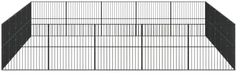 Large Dog Playpen Heavy Duty Galvanized Steel Pet Exercise Pen for Medium and Small Dogs Outdoor Exercise Enclosure