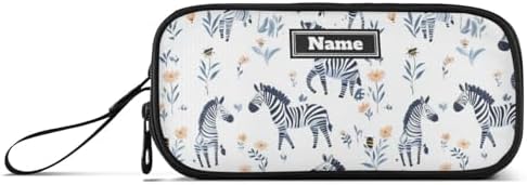 Custom Large Capacity Pencil Pen Case Kids Make Up Bag School Supply Multifunctional Cute animal White_2