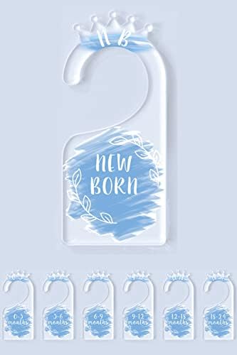 OneDream Acrylic Baby Closet Dividers, Baby Clothes Dividers for Closet