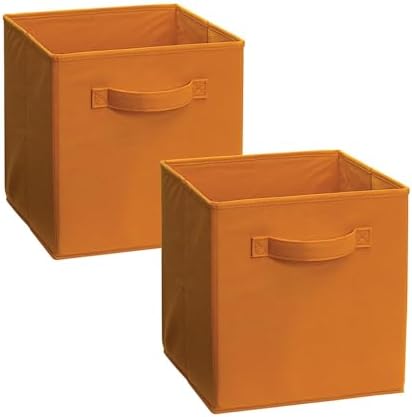 ClosetMaid 11533 Cubeicals Fabric Drawer, Fiesta Orange, 2-Pack