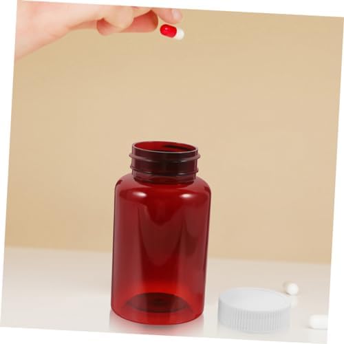 16pcs Medicine Containers Sealing Caps for Easy Access and Storage of Pills Liquid Samples and Medicines and Light-Blocking Design