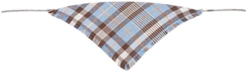 Fall Dog Bandana Autumn Thanksgiving Plaid Reversible Triangle Bibs Scarf