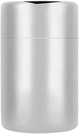 AUNMAS Tea Canister, Double Seal Stainless Steel Tea Tin with Lids Storage Jar for Loose Tea Coffee Candy and Spices, 304 Stainless Steel, S (400ml) / L (550ml)