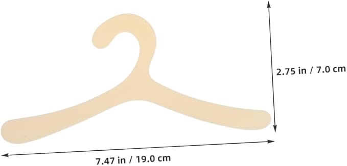 UPKOCH 20pcs Pet Clothes Hanger Rack Lightweight and Sturdy Multi-Functional Organizer for Dog and Cat Clothing Easy Design for Home and Studio Use