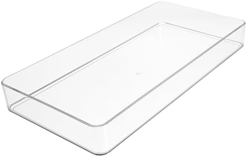 VILLCASE Reusable Pet Kitchen Drawer Organizer Tray with Dividers, Multi-function Silverware Holder for Drawer Storage and Kitchen Utensil Organization