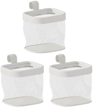 Pet Fence Dog Toy Storage Baskets Set, Hanging Cage Storage Box Organizer for Easy Access Pet Supplies, Reinforced Puppy Stuff Bins 7.87x6.30x7.09 inch