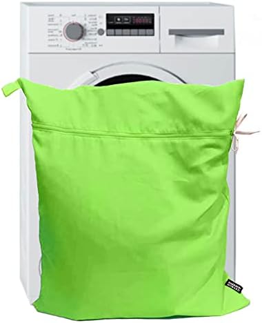 Harrison Howard Pet Washing Bag Dog Cat Horse Hair Laundry Bag for Rug Sheet Boots Pets Laundry Helper Neon Green
