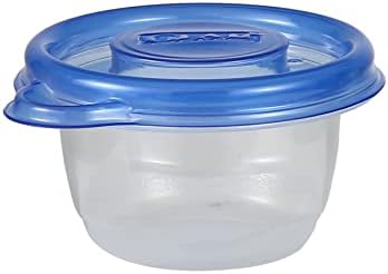 Glad GladWare Mini Round Food Storage Containers, 4 Oz, 8 Count | BPA-free, lock-tight seal for snacks, portion control, and on-the-go; reusable and stackable