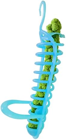 Housoutil 3pcs Parrot Food Rack Hanging Feeding Device for Parrots and Birds Easy Installation Stand Design Color