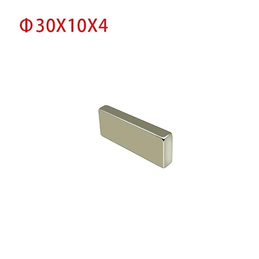 Neodymium Strip 30x10x4mm Small Rectangular Super Permanent Rare Earth Imanes Magnetic Strip Magnets(30X10X4(5PC))
