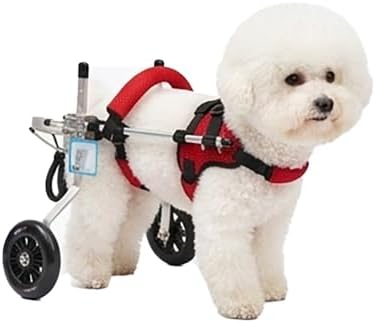 Dog Wheelchair for Back Legs Adjustable Pet Mobility Cart for Hind Leg Durable，Breathable Mobility Aid for Hip Dysplasia Support & Rehab Walking