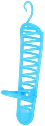 TOYANDONA Parrot Food Rack Feeding Hanging Device with Stand Easy to Install Parrot for Foraging and Play Blue
