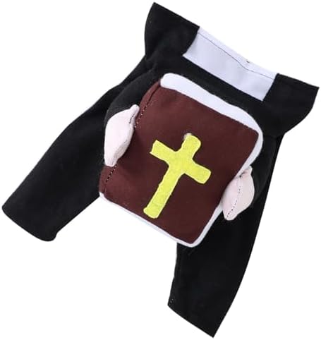 Halloween Pet Costume Outfit for Dog Cats Stand Bible Cosplay Photo Ready Apparel