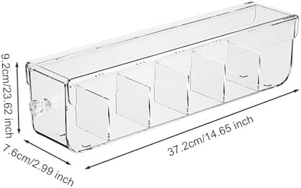 Bra Organizer Underwear Storage Box Drawer Organizer Storage Case with Lid PET Material Pull Out Divider Transparent Panel Suitable for
