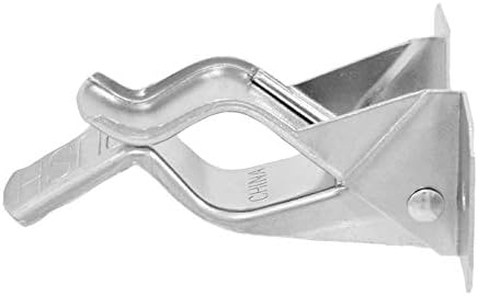 Heavy Duty Metal Gaint Spring Grip Clamp Tool Hanger Wall Orgainzer for Garage Closet Brooms and Mops Wall Mount Holder (Pack of 6)